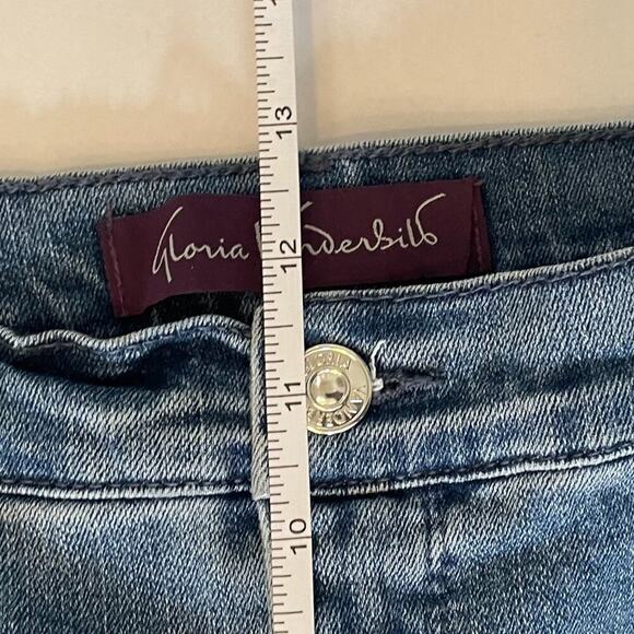 Gloria Vanderbilt Amanda Straight Leg, Stretch, Jeans Medium Wash/Rinse, Size 14 - Picture 12 of 16